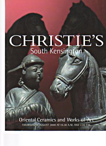 Christies August 2000 Oriental Ceramics & Works of Art