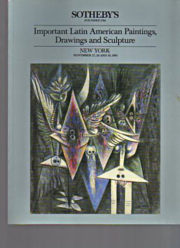 Sothebys 1984 Latin American Paintings, Drawings, Sculpture Sothebys 1984 Latin American Paintings, Drawings, Sculpture