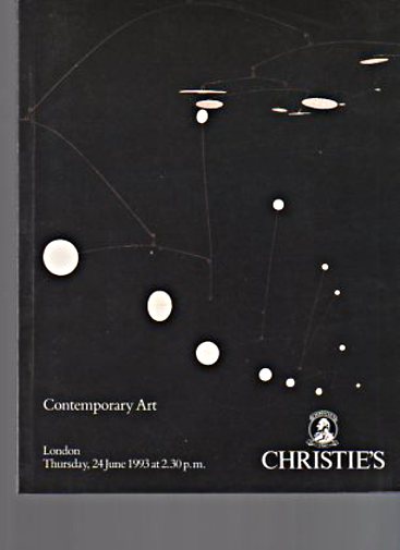 Christies June 1993 Contemporary Art