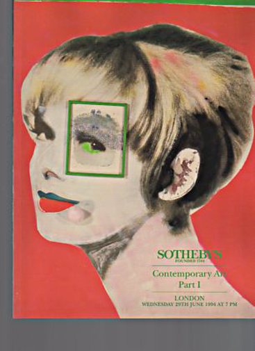 Sothebys June 1994 Contemporary Art Part I