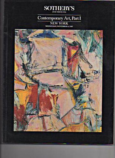 Sothebys 1989 Contemporary Art Part I
