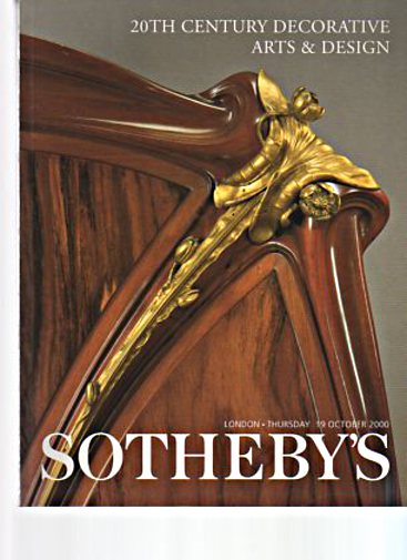 Sothebys 2000 20th Century Decorative Arts & Design, Deco