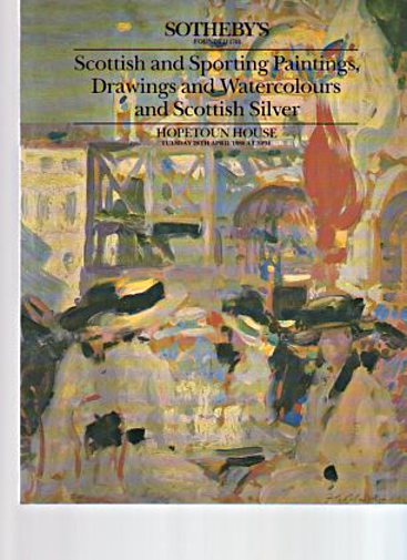 Sothebys 1988 Scottish Silver & Sporting Paintings