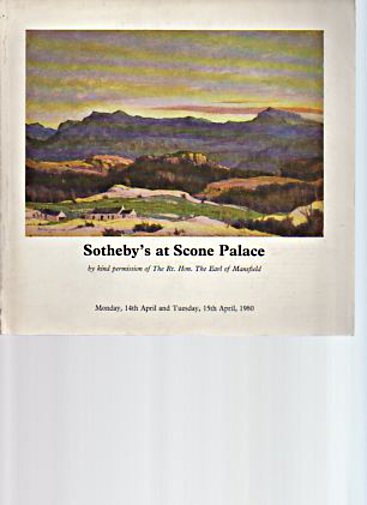 Sothebys 1980 Scottish Paintings, Silver, etc