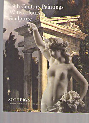 Sothebys 1997 19th Century Paintings, Sculpture, etc