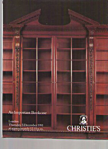 Christies 1991 An Important Bookcase