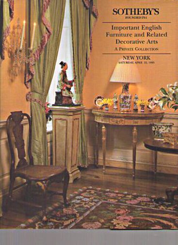 Sothebys 1995 Important English Furniture & Decorative Arts