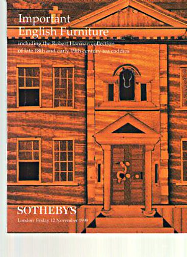 Sothebys 1999 Important English Furniture & Early Tea Caddies