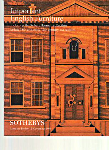 Sothebys 1999 Important English Furniture & Early Tea Caddies