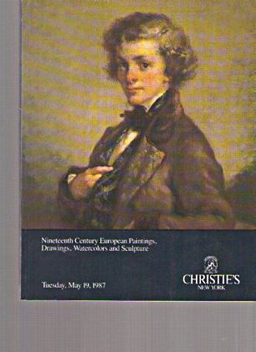 Christies 1987 19th C European Paintings, Watercolors, Drawings