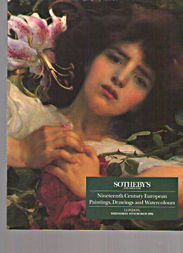 Sothebys 1994 19th Century European Paintings Watercolours