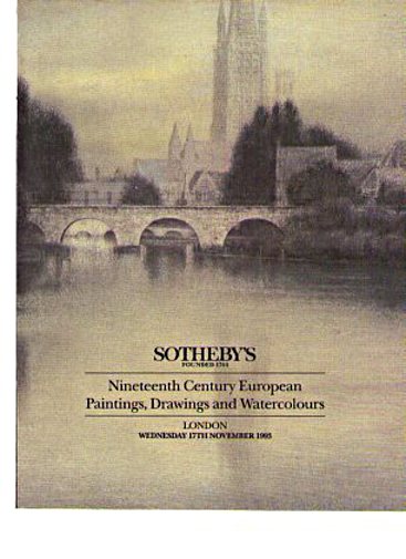 Sothebys 1993 19th Century European Paintings, Drawings