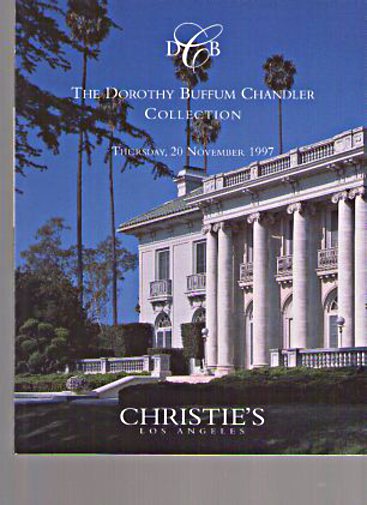 Christies 1997 The Dorothy Buffum Chandler Collection