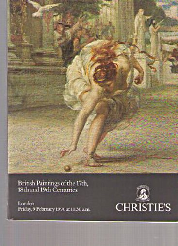 Christies 1990 British Paintings 17th - 19th Century