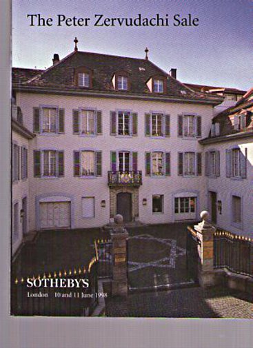 Sothebys 1998 The Peter Zervudachi Sale