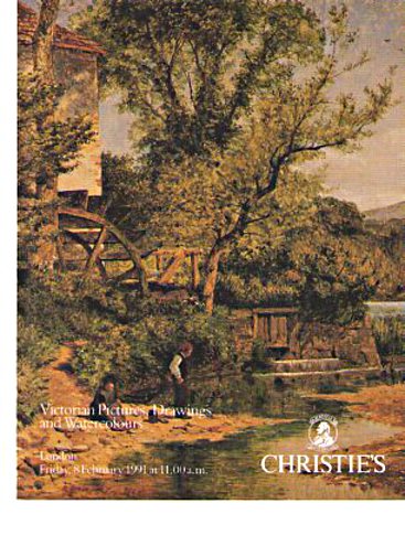 Christies February 1991 Victorian Pictures, Drawings & Watercolours
