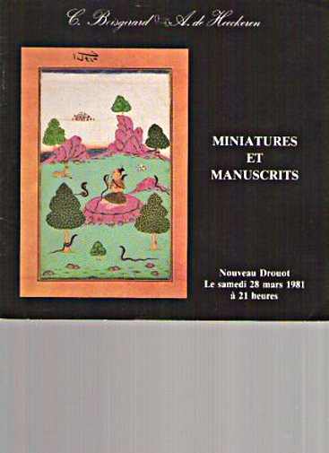 Boisgirard 1981 Oriental Miniatures & Manuscripts