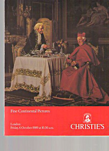 Christies 1989 Fine Continental Pictures