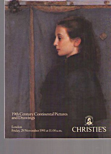 Christies 1991 19th Century Continental Pictures & Drawings