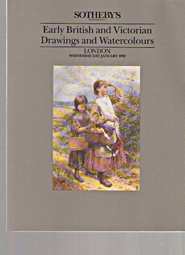 Sothebys 1990 British & Victorian Drawings Watercolours (Digital only)