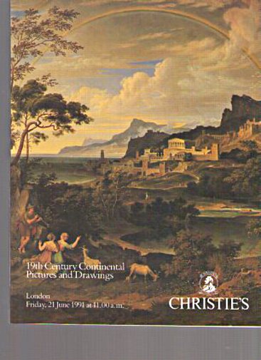 Christies 1991 19th Century Continental Pictures, Drawings