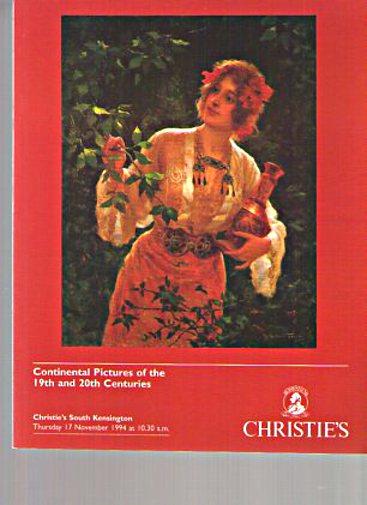 Christies November 1994 19th & 20th Century Continental Pictures