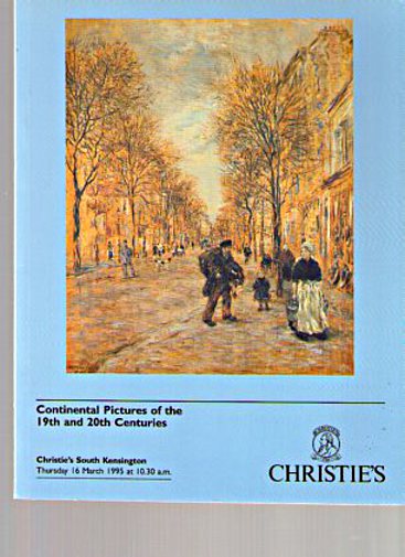 Christies March 1995 19th & 20th Century Continental Pictures