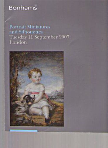 Bonhams 2007 Portrait Miniatures & Silhouettes