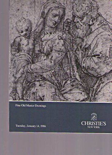 Christies January 1986 Fine Old Master Drawings