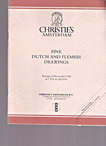 Christies 1983 Fine Dutch and Flemish Drawings