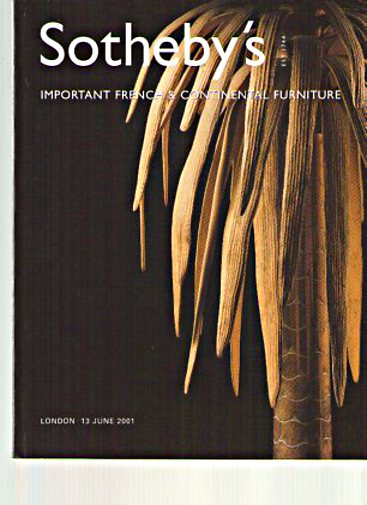 Sothebys 2001 Important French & Continental Furniture