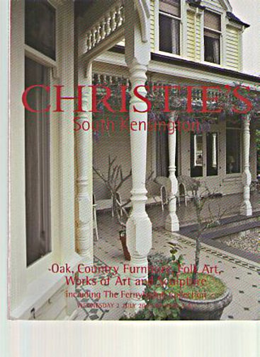 Christies 2003 Oak, Country Furniture, Folk Art, Works of Art