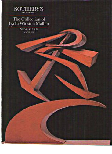 Sothebys 1990 Lydia Malbin Collection 20th Century Art