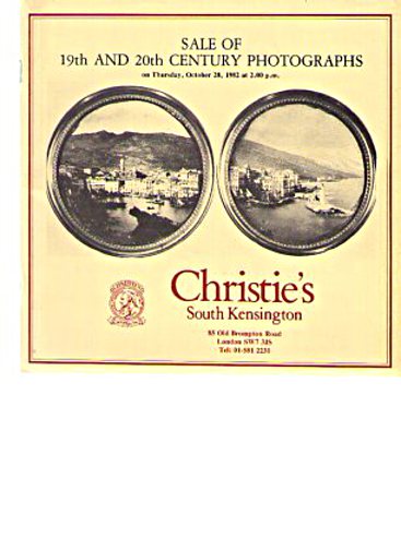 Christies 1982 19th & 20th C Photographs
