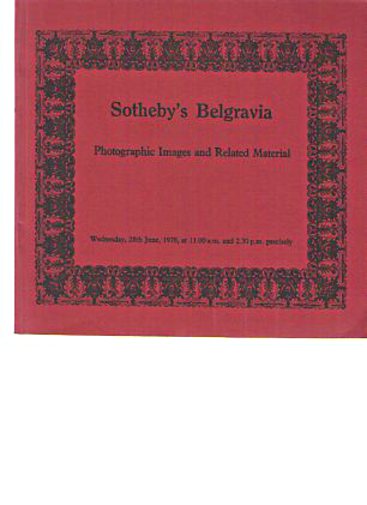 Sothebys June 1978 Photographic Images & Related Material (Digital only)