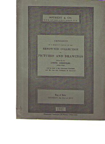 Sothebys July 1937 Greffulhe Collection Old Master Paintings (Digital only)