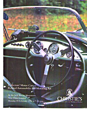 Christies 1996 Collector's Motor Cars, Motoring Art