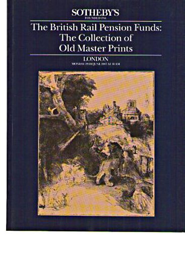Sothebys 1987 Old Master Prints (British Rail Fund)