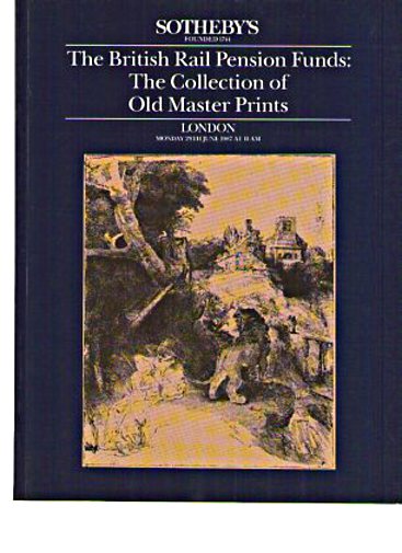 Sothebys 1987 Old Master Prints (British Rail Fund) - Click Image to Close