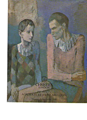 Christies 1988 Picasso's Acrobate et Jeune Arlequin