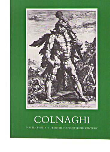Colnaghi 1987 Master Prints 15th - 19th Century