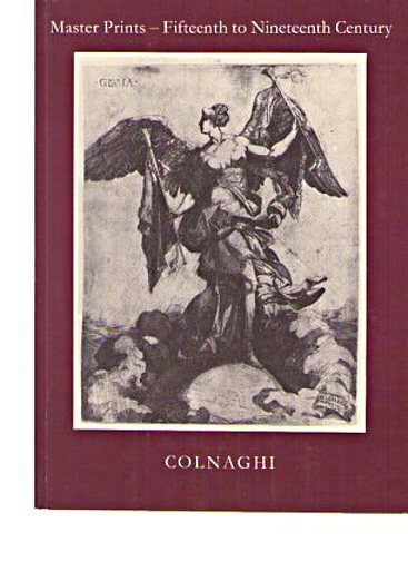 Colnaghi 1986 Master Prints 15th - 19th Century