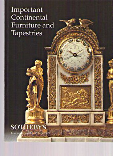 Sothebys 1999 Important Continental Furniture & Tapestries - Click Image to Close