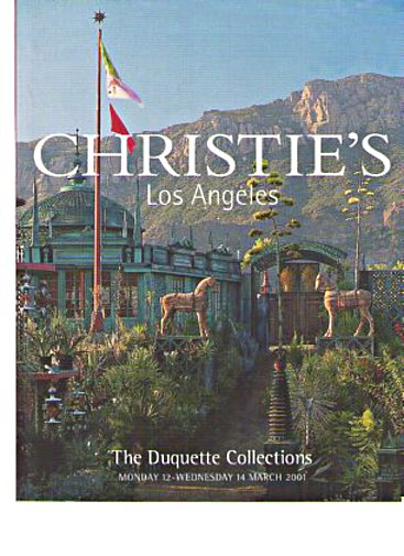 Christies 2001 The Duquette Collections - Click Image to Close