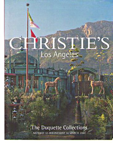 Christies 2001 The Duquette Collections