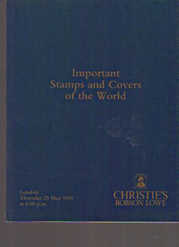 Christies 1995 Important Stamps & Covers of the World (Digital Only)