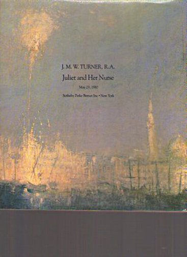 Sothebys 1980 JMW Turner's Juliet & Her Nurse (Digital only)