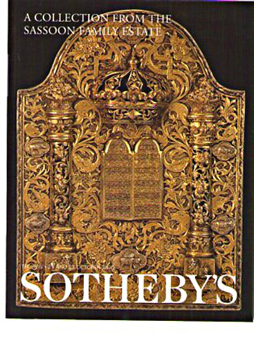 Sothebys 2000 Sassoon Collection (inc. fine Judaica)