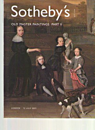 Sothebys 2001 Old Master Paintings Part II - Click Image to Close