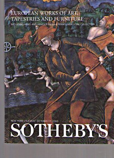 Sothebys 2000 European Works of Art, Arms & Armour, Tapestries